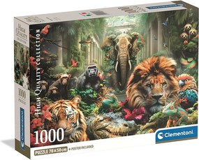 Állatos Mystic Jungle 1000 db-os puzzle Clementoni