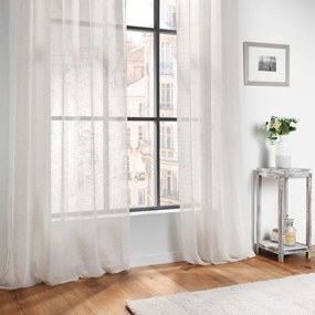 Elefántcsont színű voile fényáteresztő függöny 140x240 cm Carlin – douceur d'intérieur