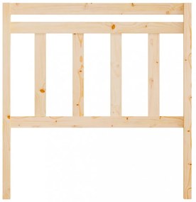 tömör fenyőfa ágyfejtámla 106 x 4 x 100 cm