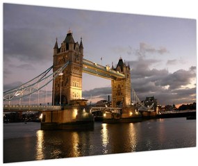 Kép - Tower Bridge éjszaka (90x60 cm)