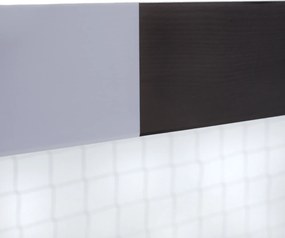 Montessori ágy, természetes/fehér/fekete, 90x200, FUTAL