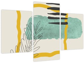 Kép - Absztrakt lapok N⁰2 (90x60 cm)