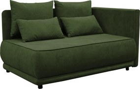 Kihúzható kanapé, zöld, jobbos, LIAMI