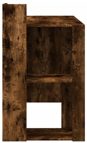 füstös tölgy színű szerelt fa irodai asztal 103,5x56,5x94 cm