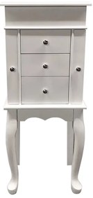 Ékszertartó szekrény, fehér