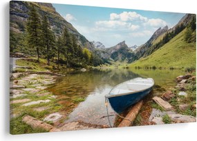 Kép - Seealpsee, svájci tó (90x60 cm)