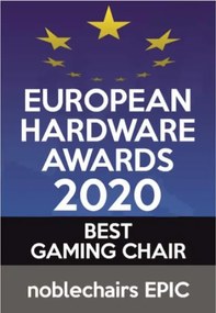 Noblechairs EPIC Gamer szék PU Bőr párnázott ülés fekete, fehér