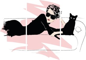 Kép - Fashion lady (90x60 cm)
