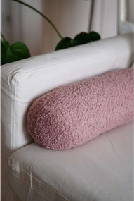 Teddy Roller hengerpárna, rózsaszín