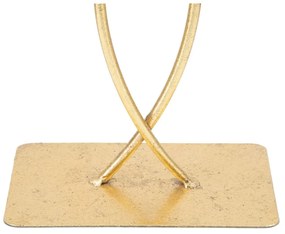 Leaf Glam aranyszínű dekoráció, magasság 35 cm - Mauro Ferretti