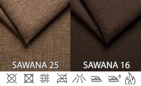 U-alakú sarok kanapé Lamont (barna sötétbarna) (B). Akció -17%. 616086
