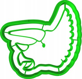 Forma Lyukasztó Mézeskalács kiszúró Dinoszaurusz Triceratops koponya