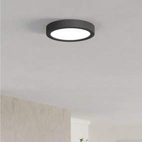Eglo 901297-LED Mennyezeti lámpatest FUEVA LED/7,5W/230V 2700/4000/6500K átm. 16,6 cm fekete