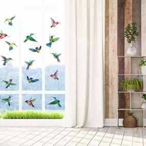 Ablakmatrica szett 20 db-os 40x60 cm Hummingbirds – Ambiance