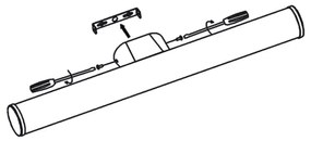 Top Light - LED Fürdőszobai tükörmegvilágítás MADEIRA LED/8W/230V 40 cm IP44