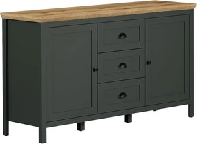 Stanton fiókos szekrény sötétzöld