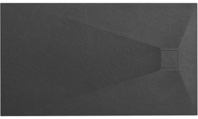 Zuhanytálca Magnum Black 120x80