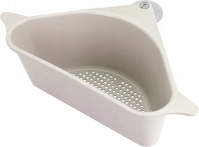 Mosogató Szűrő Sarok Krémszínű Műanyag Konyhai Rendszerező 15X27,5X8,7CM