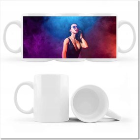 Techno Trans Party Djka nyomott mintás bögre