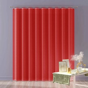 Sima jacquard függöny méteráru piros 250 cm Arnika 648092