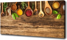 Vászonkép Fűszerek fa 100x70 cm