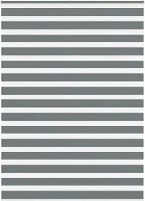vidaXL zebrafüggönnyel sötét szürke szövetszélesség 155,9cm poliészter