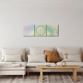 Kép - Festett rét 2 (órával) (90x30 cm)