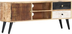 vidaXL tömör mangófa TV-szekrény 115 x 30 x 47 cm