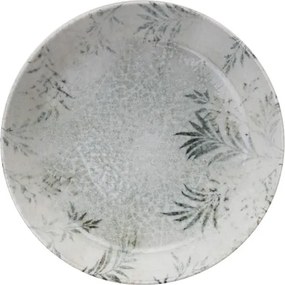18 részes porcelán étkészlet fehér-antracit