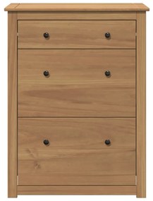 Panama tömör fenyőfa cipőtároló szekrény 80 x 35 x 105 cm