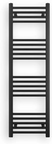 Fekete 400x1300mm törölközőszárítós fürdőszobai radiátor Welland Lux | Készletről | Gyors kiszállítással