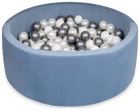 Száraz gyerekmedence "90x30" 200 db labdával prémium minőségben szín: Kék