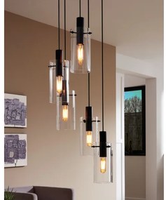 Eglo 97368 -  Csillár zsinóron MONTEFINO 5xE27/60W/230V