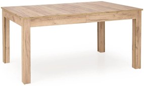 Asztal Houston 691Craft tölgy, 76x90x160cm, Hosszabbíthatóság, Laminált forgácslap, Közepes sűrűségű farostlemez