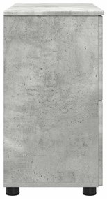 Fürdőszoba Székény Beton szürke 76.5 x 35 x 64 cm Faanyag