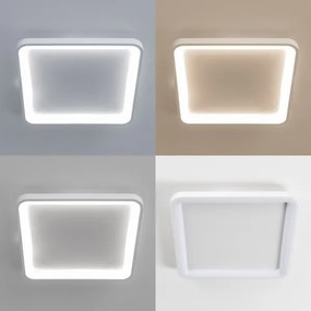 Brilagi - Dimmelhető LED mennyezeti lámpatest FALCON SLIM LED/50W/230V 50x50 cm fehér +távirányító