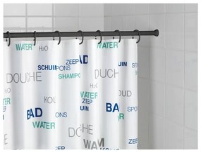 Shower Curtain Rod fekete teleszkópos zuhanyfüggöny tartó - Wenko