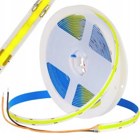 Led szalag Cob 10M 24V Fehér Semleges 8mm 12W/M Neon Led