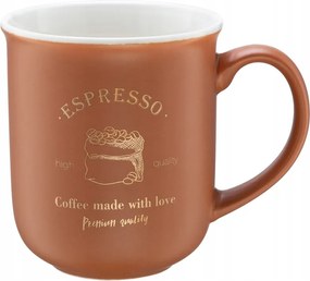 Porcelán bögre 380 ml karamell kávéhoz és teához 1 db