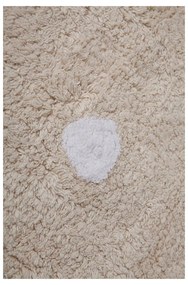 Bézs mosható kézi szövésű pamut gyerek szőnyeg 120x160 cm Biscuit Beige – Lorena Canals
