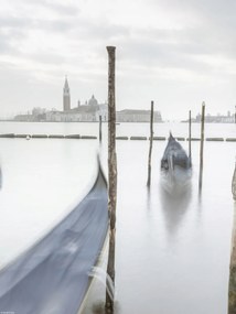 Poszter 30x40cm Gondolák a lagúnában, Assaf Frank