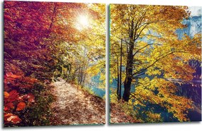 7in1 2x Üveg Tűzhelyvédő Főzőlap 40x52 Tájkép