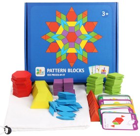 Tangram kreatív formakirakó fajáték 155 db