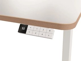 Ülő/álló munkaállomás, elektromos, 120x70 cm, felállás emlékeztetővel, LEITZ Ergo (E67700001)