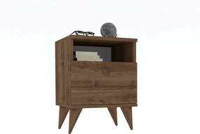 Éjjeliszekrény barlo - walnut