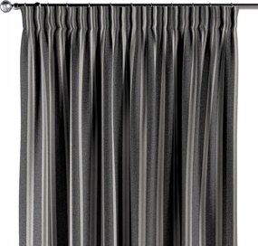 Függöny ráncoló szalaggal 1 db 130x245cm fekete