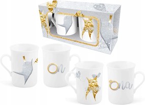 Esküvői bögre szett art On pároknak