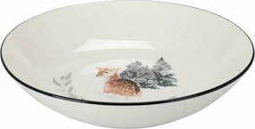 Winter Fawn porcelán mélytányér, 20 x 4,5 cm