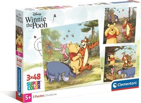 Disney Micimackó Honey Tree 3x48 db-os puzzle Clementoni
