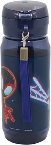 Pókember Spidey Web műanyag kulacs akasztóval 600 ml